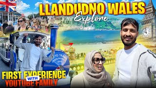 Explore Llandudno Wales 😍🇬🇧 My First Experience With YouTube Family Tour  Idrees Azam  Part 02 [upl. by Yror443]