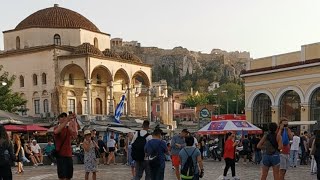 LIVE ATHENS monastiraki square  Streetpreacher is live [upl. by Auqinahs317]