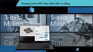 ARUMCODE1 CNC Program Auto Generator METALEX VIETNAM 2023 [upl. by Clea80]