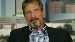 John McAfee Im Behind Edward Snowden [upl. by Donegan160]