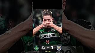 Man city vs sporting cp ☠️ footballplayer edit youtubeshorts [upl. by Bradway]