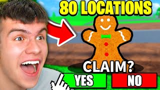 How To Find ALL 80 GINGERBREAD LOCATIONS In Roblox Car Dealership Tycoon CHRISTMAS WEEK 2 EVENT [upl. by Annovoj]