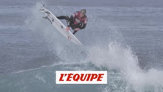 la vague à 833 points de Andino au Pro France 2019  Adrénaline  Surf [upl. by Nyar362]