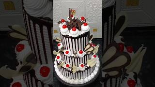 3step vanila new garnish cakeshortvideo youtube trending youtube viralreels [upl. by Yespmed189]