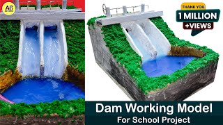 How to make dam working model for school Project [upl. by Yerroc]