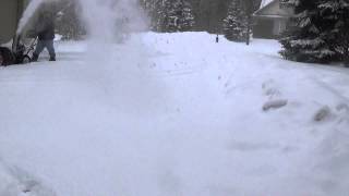 February Snow Blowing Video 1 [upl. by Heydon]