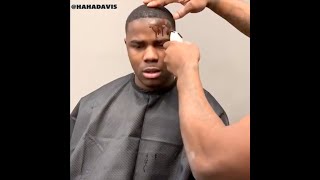 Haha Davis  Barber Shop Struggles Part 1 [upl. by Lirrad296]