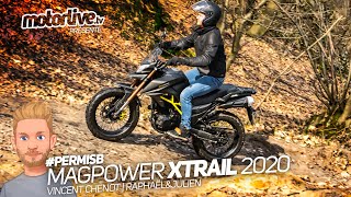 MAGPOWER XTRAIL 125 2020  LAVENTURIÈRE PERMIS B  TEST MOTORLI [upl. by Ranita]