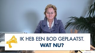 Ik heb een bod geplaatst op een woning Wat nu Onderhandelingen compromis verhuizen [upl. by Newnorb]