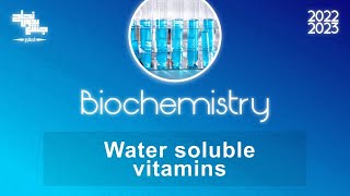 water soluble vitamins biochemistry [upl. by Erdnaek261]