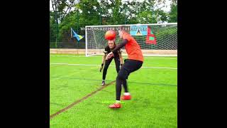 Professional Womens Goalkeeper Vs Freestyler🤫🤯 shorts football soccer [upl. by Madid]