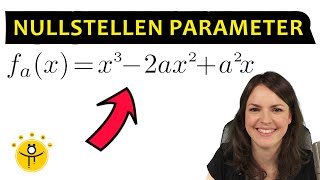 Nullstellen KURVENSCHAR berechnen – Funktionsscharen Parameter Schnittpunkt xAchse [upl. by Siloum]