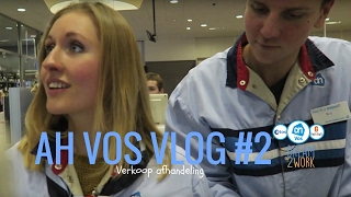 Werken bij AH VOS vlog 2  Kassa verkoop afhandeling [upl. by Jonell]