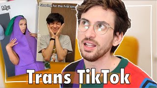 Trans Guy Reacts to Trans Tik Toks [upl. by Drexler]