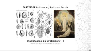 Biostratigraphy  EART27201  Sedimentary Rocks and Fossils [upl. by Agler]