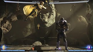 Injustice 2  Doctor Fate Vs Superman  All IntroOutros Clash Dialogues Super Moves [upl. by Nylaj326]