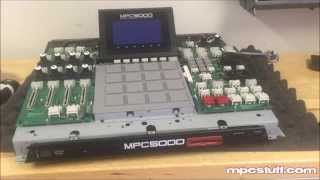 Akai MPC5000 Casing Removal  Pad  Sensors  Button Installation  MPCstuffcom [upl. by Slack]