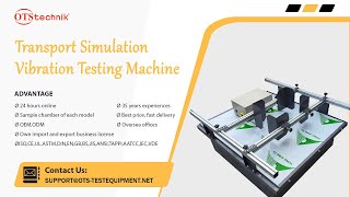 Transport Simulation Vibration Testing MachineTransportation Vibration Tester [upl. by Toogood]