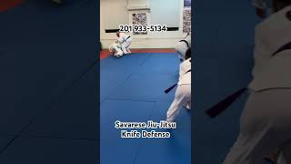 Savarese JiuJitsu Knife Defense Self defense in Lyndhurst NJ shorts jiujitsu selfdefense [upl. by Derick]