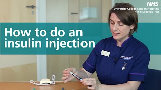 How to do an Insulin Injection [upl. by Jun]