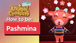 Pashmina  Reactions Gift guide House amp Bio  Animal Crossing  Sisterly Goat Villager [upl. by Ocram]