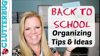 Back to School Organization  Top 5 Tips Ideas and Hacks [upl. by Gnek]