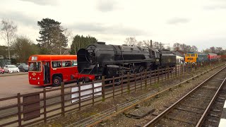 Great Central Railway 125th Anniversary Weekend 16 March 2024 in 4k [upl. by Namzaj39]