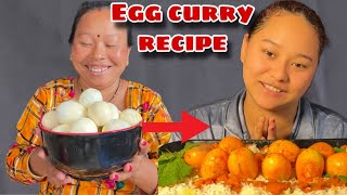 ESARI BANAUDA KATİ MITHO HUNCHA ANDA CURRY NEPALI STYLE MA SWADISTA RA SIMPLE RECİPE 🙏❤️ [upl. by Sugihara627]