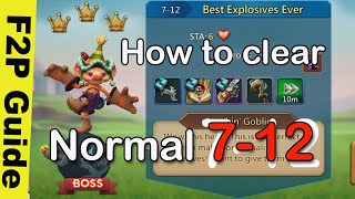 How to clear Lords mobile 712 normal stage f2p [upl. by Eidlog]