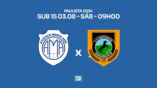 SUB 15  ATLÉTICO MONTE AZUL X MANTHIQUEIRA  AO VIVO [upl. by Hal180]