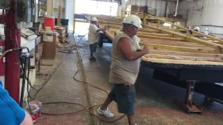 Setting Floors On The Frame In Manufactured Home [upl. by Luiza]