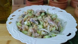 САМЫЙ Вкусный Салат с СЕЛЕДКОЙ 👌 БОЖЕСТВЕННО Нежный и Легкий ✔Очень просто приготовить [upl. by Sletten]