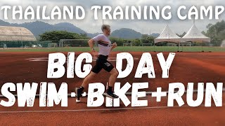 BIG DAY of TRIATHLON TRAINING  Road to Ironman 703 Melbourne  Thailand Training Camp Vlog Day 11 [upl. by Cohen976]