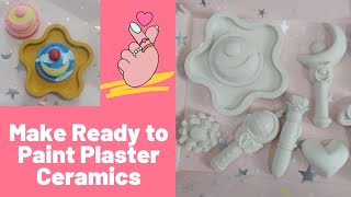 How to Make amp Mix Plaster of Paris Crafts using silicone molds [upl. by Markowitz]