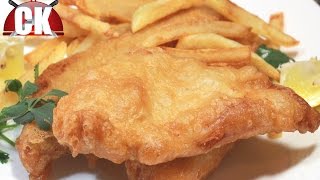 Secret to Making the Crispiest Fish amp Chips Ever 炸鱼薯条 Crispy Prawn Fritter Onion Ring Batter Recipe [upl. by Anitniuq440]