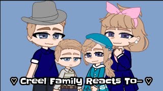 Stranger Things Creel Family Reacts To— 13 [upl. by Ixela]