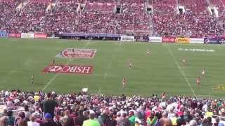 2014 Womens Las Vegas Sevens Final  Canada Maple Leafs vs Aptoella Angels [upl. by Anyaled]