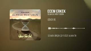 Ecem Erkek  Olmasa Mektubun Yeni Türkü Zamansız Official Lyric Video [upl. by Kcirdor734]