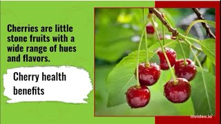 Health benefits of cherry  top 5 cherry fruit benefits healthinfo infotube [upl. by Pascia535]