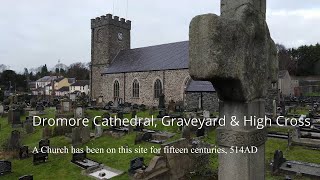 Dromore Cathedral Co Down Northern Ireland Drone Landscape 4k Footage DJI Mavic Air 2 [upl. by Oaht95]