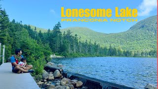 A must do hike in Franconia Notch Lonesome Lake Hut Trail [upl. by Stoneman84]