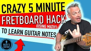 Best Guitar Tips How To Learn Guitar Notes  WAIT TILL YOU SEE THIS Fretboard Hack [upl. by Eillehs]