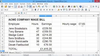 Spreadsheets 2 Absolute amp Relative Cell Addresses [upl. by Natascha]