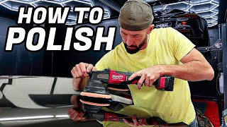 How To Polish A Car For Beginners At Home  Remove Swirls and Scratches  Ceramic Coat [upl. by Aekin]