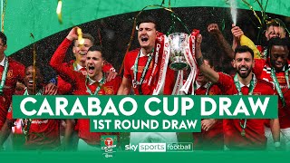 LIVE Carabao Cup First Round Draw 🏆 [upl. by Nodnarb198]