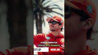 Leclerc Secures Podium Finish as Sainz Wins in Mexico [upl. by Diarmit]