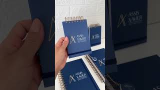 Agenda caderno e bloco de notas 💙encadernação craft agenda [upl. by Kerril]