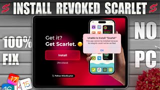 Solving Scarlet Revoked Issues  Revive Revoked Apps 2024 [upl. by Anhoj737]