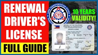 LTO RENEWAL OF DRIVERS LICENSE  STEP BY STEP GUIDE [upl. by Brathwaite713]