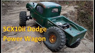 Axial SCX10ii Proline Dodge Power Wagon Rock Crawling [upl. by Kingsley307]